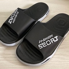 サンダル メンズ スポーツサンダル 軽量 26.0 26.5 黒 新品の画像