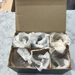 ▼値下げ▼八角形コップ 6個セット店頭販売 南区花畑の画像