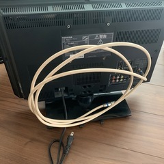 TOSHIBA REGZA 液晶カラーテレビ　19インチの画像