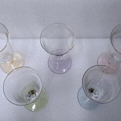 HOYA CRYSTAL グラスセット5つ 0516-015の画像