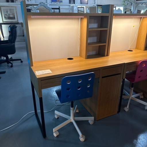 デスクセット　IKEA チェア付き