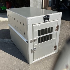 アルミ製輸送用犬舎　アルミケージ　アルミ輸送箱　移動用ケージ　犬用