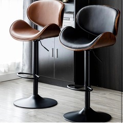 未使用バースツールキッチン朝食カウンターバーチェアの画像