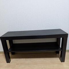 【IKEA LACK ラック テレビ台 ブラック】90×26×45cm