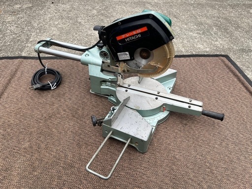 【引き取り待ち】★動作良好★日立 216mm 卓上スライド丸のこ c8fb2★
