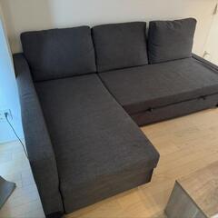 IKEA FRIHETEN ソファベッド（収納付き）