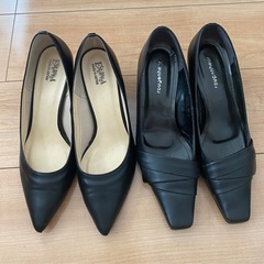 【決定】パンプス2足 24.5-25cm
