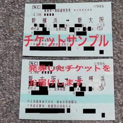 【新幹線往復チケット】新横浜-新大阪(指定席)日時指定可 5/23〜6/15ご利用分の画像