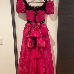 ローズカラーのドレス　ダンス・発表会・演劇
の画像