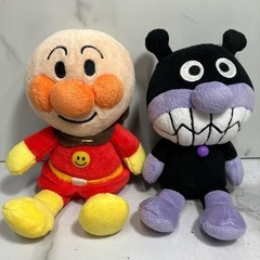 O 2505-460 アンパンマン・バイキンマン ぬいぐるみ バ...
