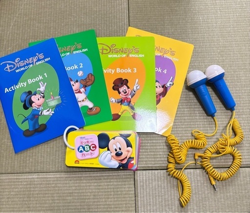ディズニー英語システム　棚付き　ワールドファミリーイングリッシュ