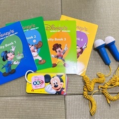ディズニー英語システム　棚付き　ワールドファミリーイングリッシュの画像