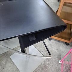 値下げ10,000円‼️美品 激安 ガラスハイカウンター&チェア2点 3点セットの画像