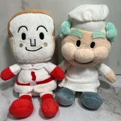 O 2505-461 しょくぱんまん・ジャムおじさん ぬいぐるみ...