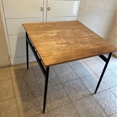 アイアンウッドデスク　机　センターテーブル　テーブルの画像