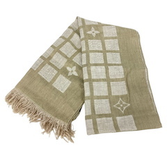 ルイヴィトン LOUIS VUITTON ストール モノグラム ベージュ