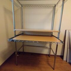 【引取のみ】スチールラック 46×90×152センチ 3段