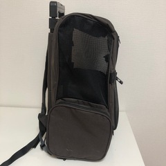 ペットキャリーバッグ ローリング 洋服ラック 耐荷重10kg 4WAY仕様（リュック/カーシート/キャリー/手持ち） の画像