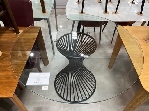 【新生活応援】CALLIGARIS ｶﾞﾗｽﾃｰﾌﾞﾙ入荷！920