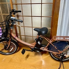 未使い近いの自動自転車