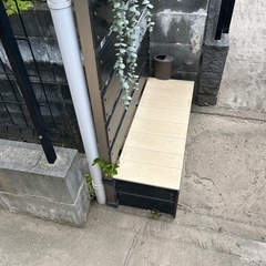 目隠し フェンス プランター ベンチ 樹脂の画像