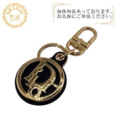 ディオール Dior キーリング D-TOUCH ブラック