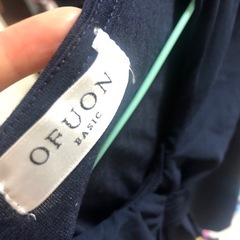 ofuon ネイビー長袖トップスの画像