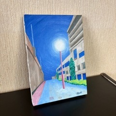 守口みやびの油絵「通路」
の画像