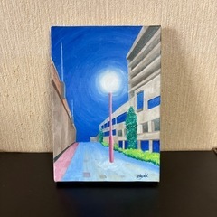 守口みやびの油絵「通路」
の画像