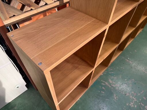 【愛品館八千代店】無印良品　スタッキングシェルフセット　5段×2列+追加3段+追加3段