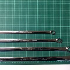 美品・良品/4本セット　Snap-on/スナップオン　超ロングストレートメガネレンチ 　オフセット0　XDHFM10×12㎜/12×14㎜/14×17㎜/17×19㎜の画像