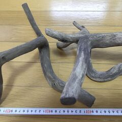 ◆　流木2本　1本のサイズ20～30㎝くらい（置き方で変わると思います）の画像