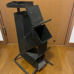 一点物 ロケットストーブ 五徳付 火力調整可能 バーベキュー キャンプ 焚き火台の画像