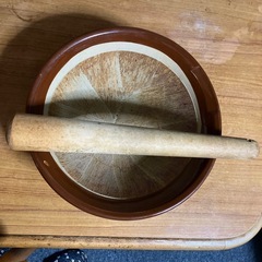 すり鉢　すりこぎの画像