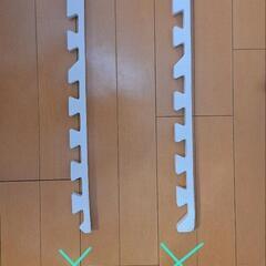 大判ジョイントマット　パズルマット　厚さ2cm　ホワイト　60×60cmの画像