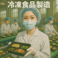 ❄️あなたの手が、誰かの食卓を支える！冷凍食品の製造スタッ…