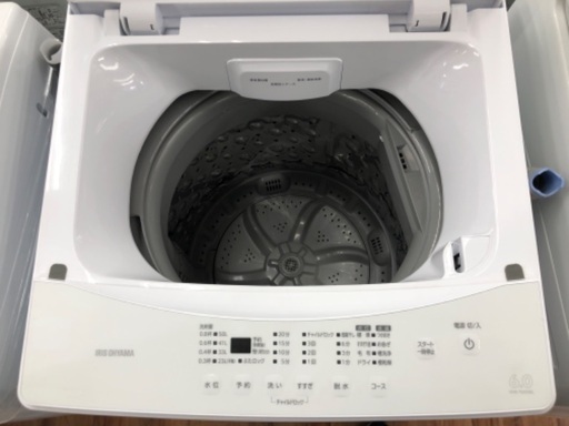 アイリスオーヤマ IRIS OHYAMA 6.0kg 全自動洗濯機 IAW-T605WL 2023年製