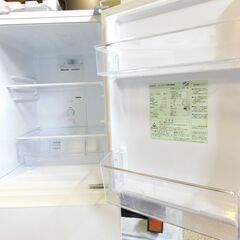AQUA アクア 2ドア 126L ノンフロン 冷凍冷蔵庫 AQR-E13J ホワイト 右開きの画像