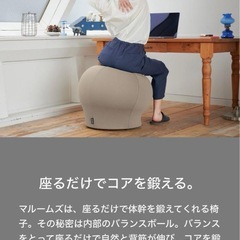 Maroom's バランスチェア　エクリュベージュの画像