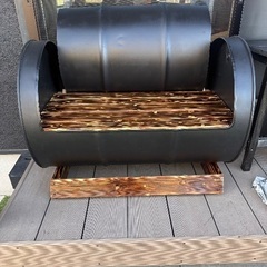 ドラム缶リメイクチェア　オーダー可能！の画像