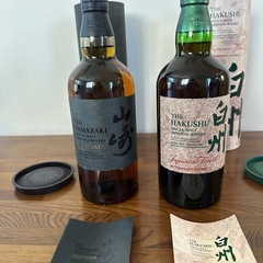 サントリー山崎スモーキーバッチと白州ジャパニーズフォレスト2本セット
