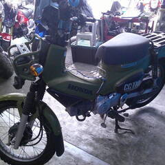 HONDA クロスカブ110-2 緑 エンジン始動動画 自賠責保険で乗れます 半額配送キャンペーン 現状渡し諸経費￥0- 横浜 P-Yardの画像