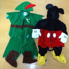 ■ディズニー ミッキー ピーターパン 子供用コスプレ 衣装 2歳...