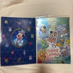 ディズニー　クリアファイル2枚セットの画像