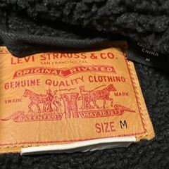 美品　Levi's ＆Mickey Mouse コラボブラックジャケット　Mサイズの画像