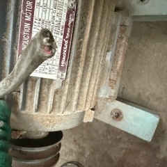 日立 INDUCTION MOTOR 71-1305電動モーター三相200V1.5KWの画像