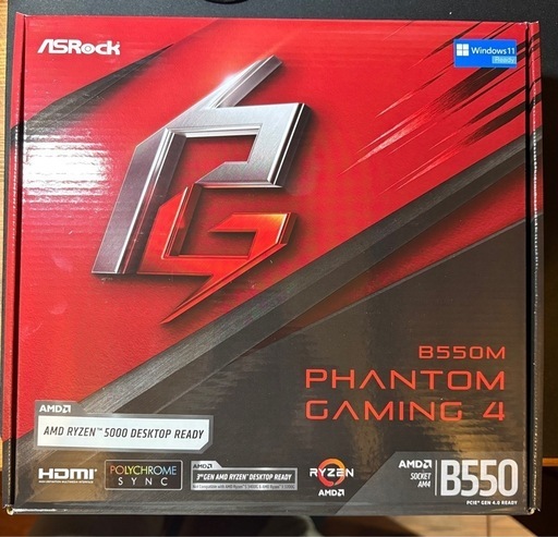PCパーツ B550M PHANTOM  GAMING 4