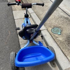 PUKY 三輪車 青の画像