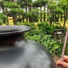 樹脂製の壺