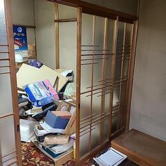 昭和レトロ　ガラス戸の画像